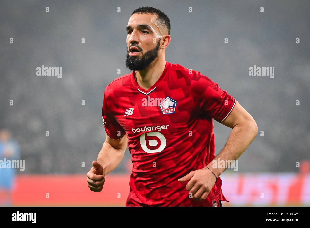 Nabil BENTALEB of Lille during the UEFA Europa League, KO play-offs ...