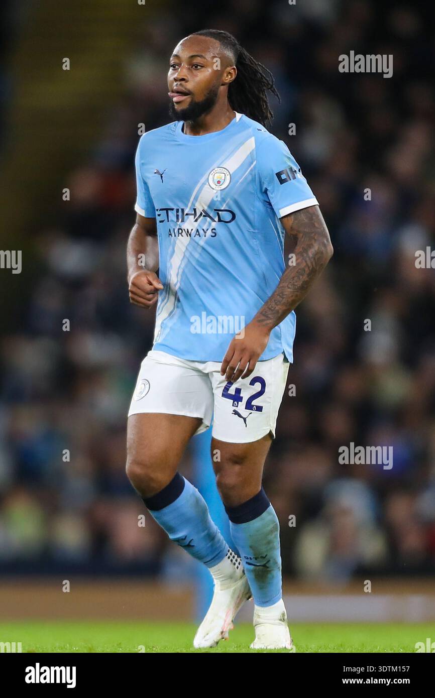 Antoine Semenyo Of Manchester City during the Manchester City v ...