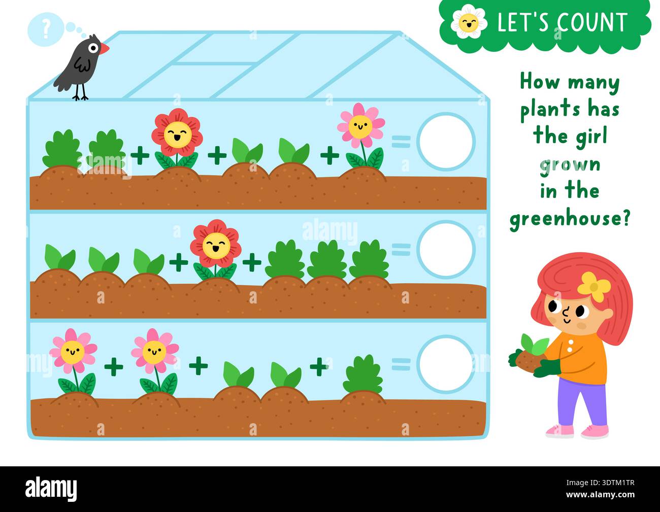 How many plants game with cute girl growing saplings in greenhouse ...