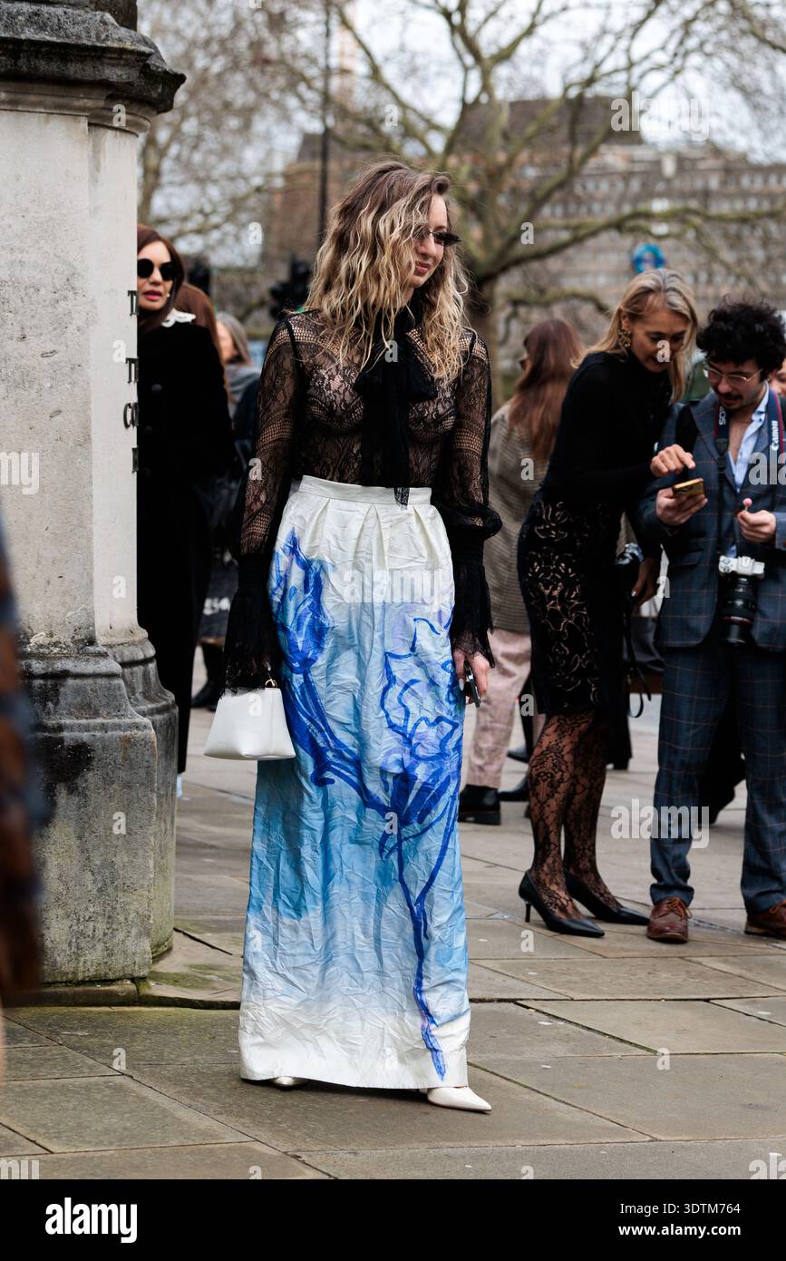 London, United Kingdom. 22st February 2026. A guest arriving to the ...