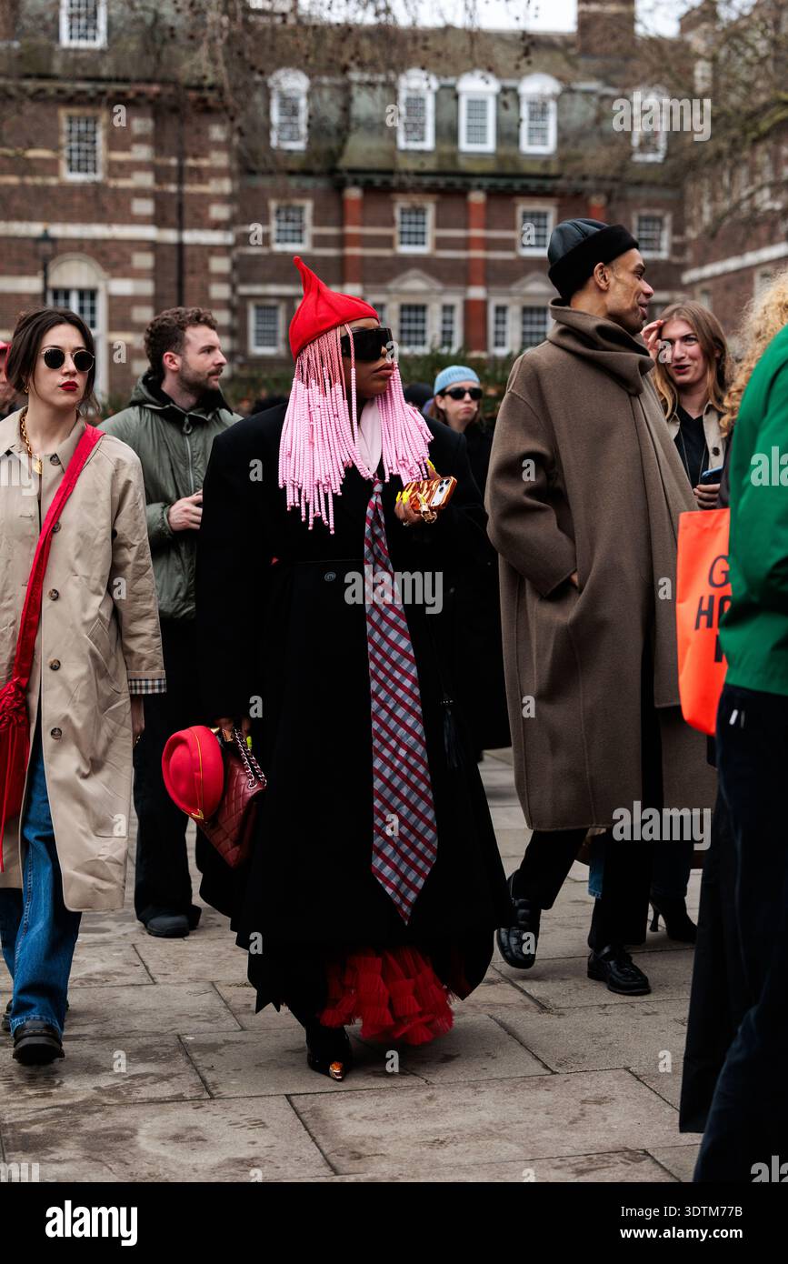 London, United Kingdom. 22st February 2026. Folashade Adeyemi arriving ...