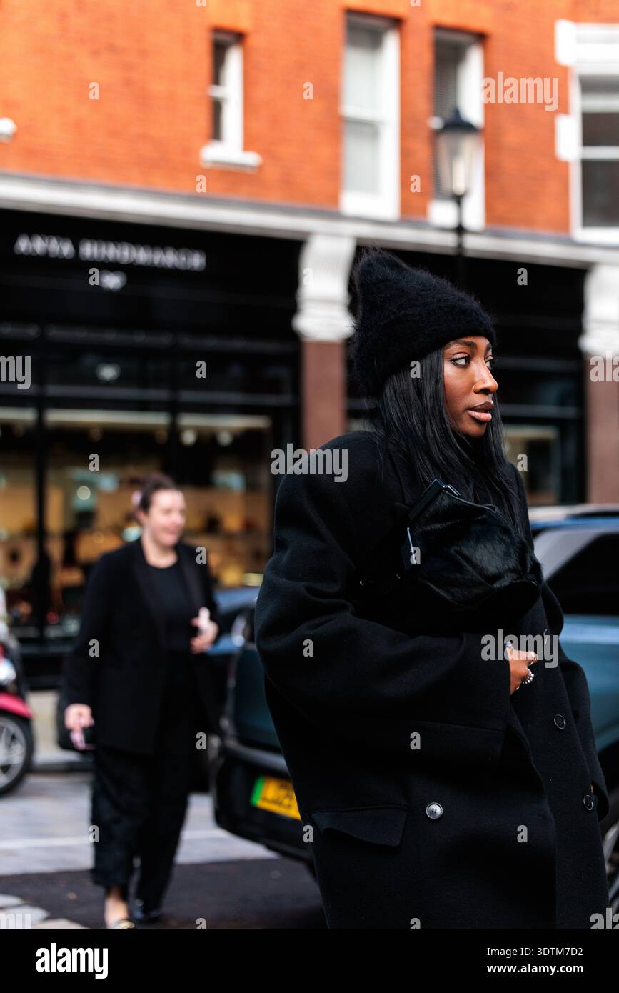 London, United Kingdom. 22st February 2026. A guest arriving to the ...