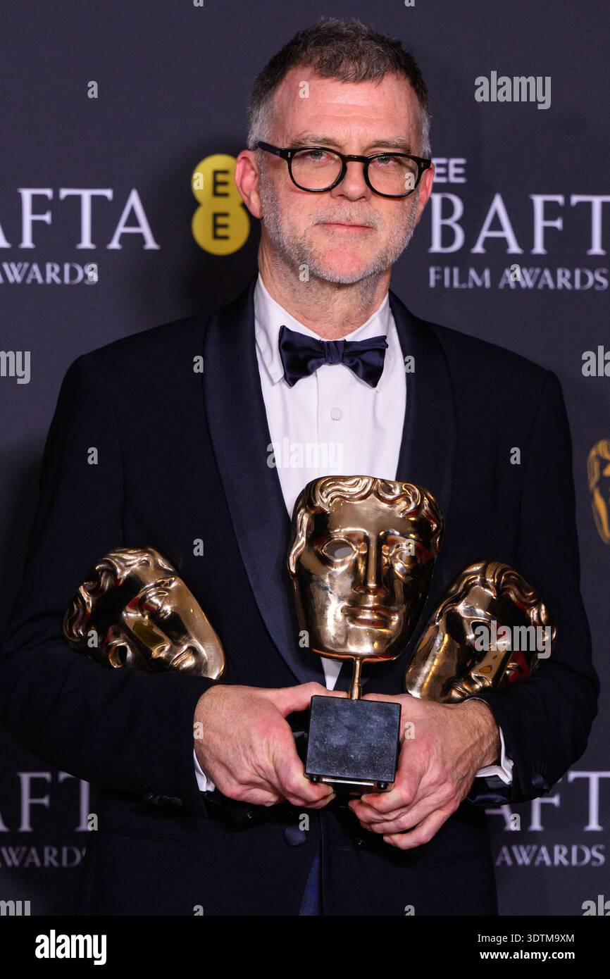 London, UK. 22 February 2026. Paul Thomas Anderson poses with