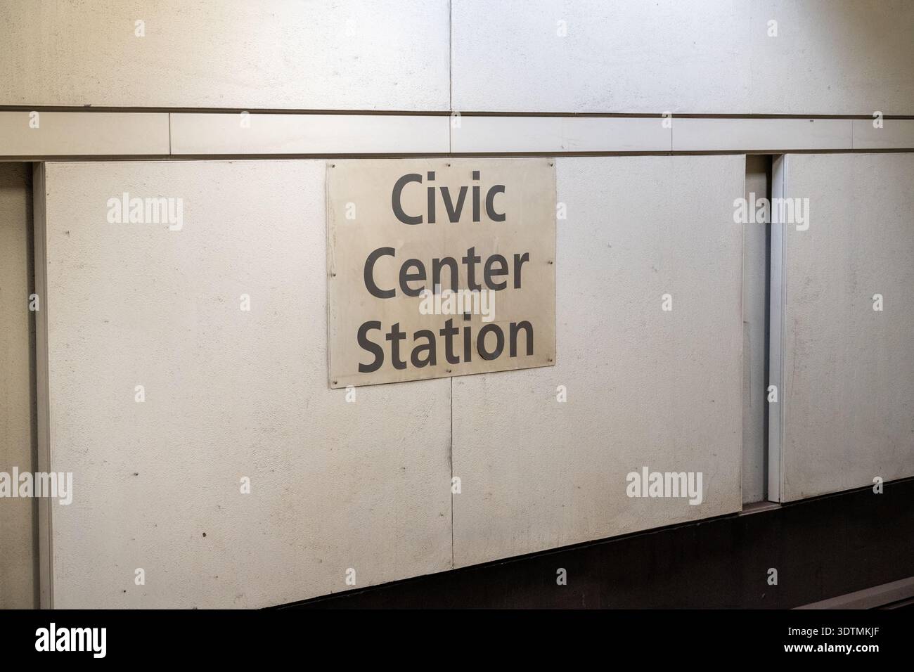 Bart Train Console Interior of Civic Center station of the Bay Area Rapid Transit (BART ...