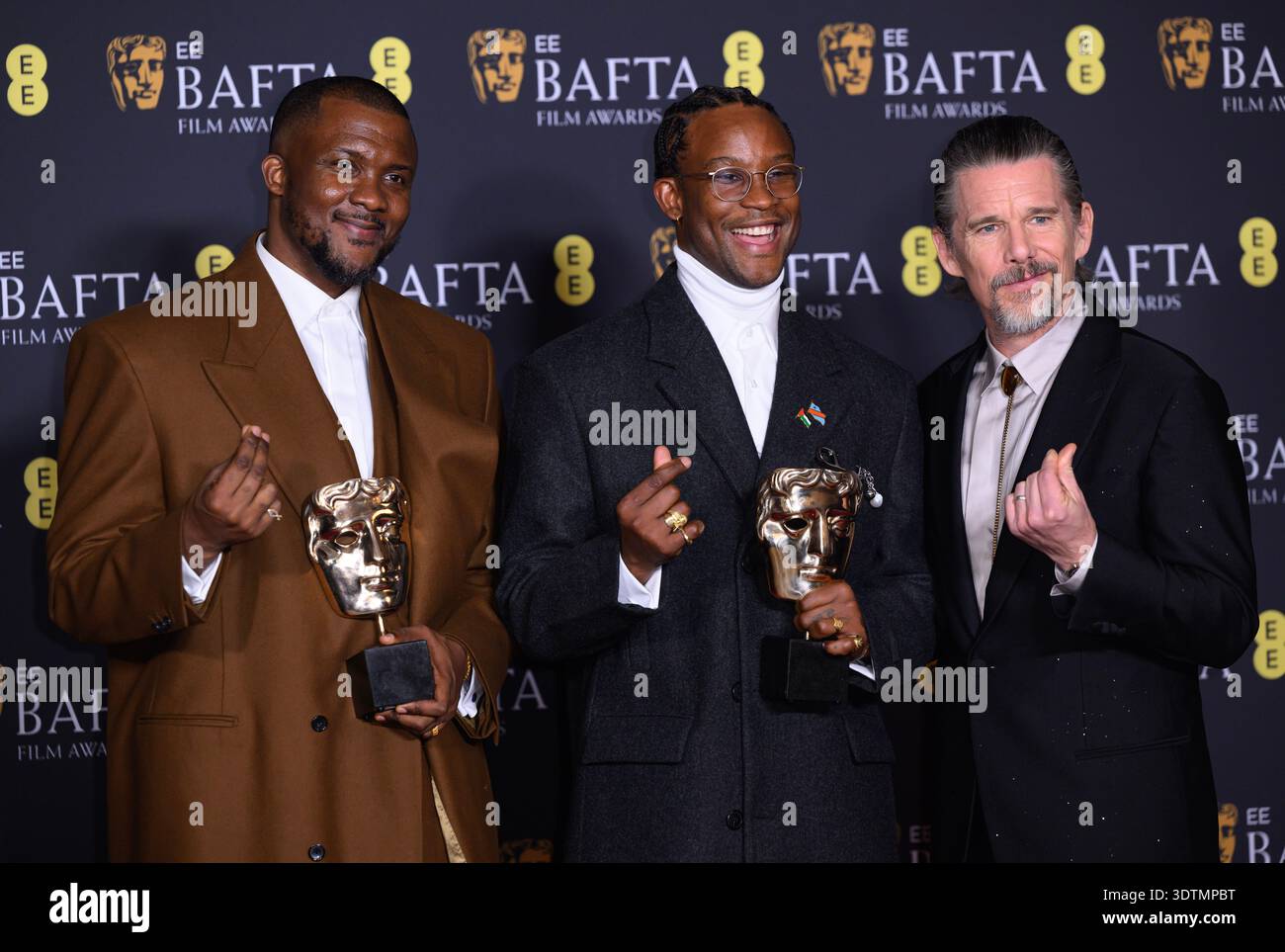 London, UK. February 22nd, 2026. Akinola Davies Jr and Wale Davies ...