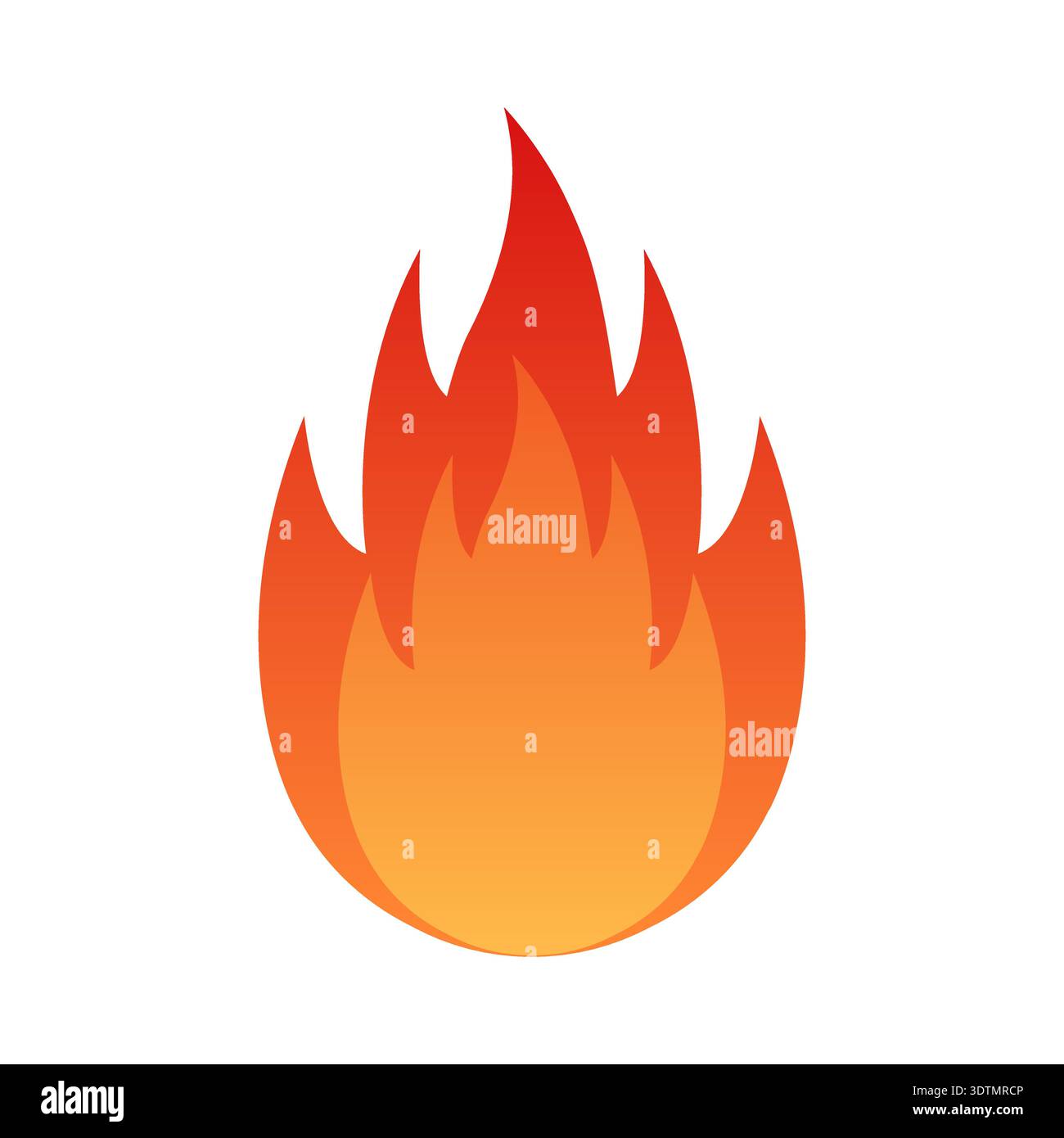 Fire Flame Sign Symbol. Vector Illustration. Stock Vector