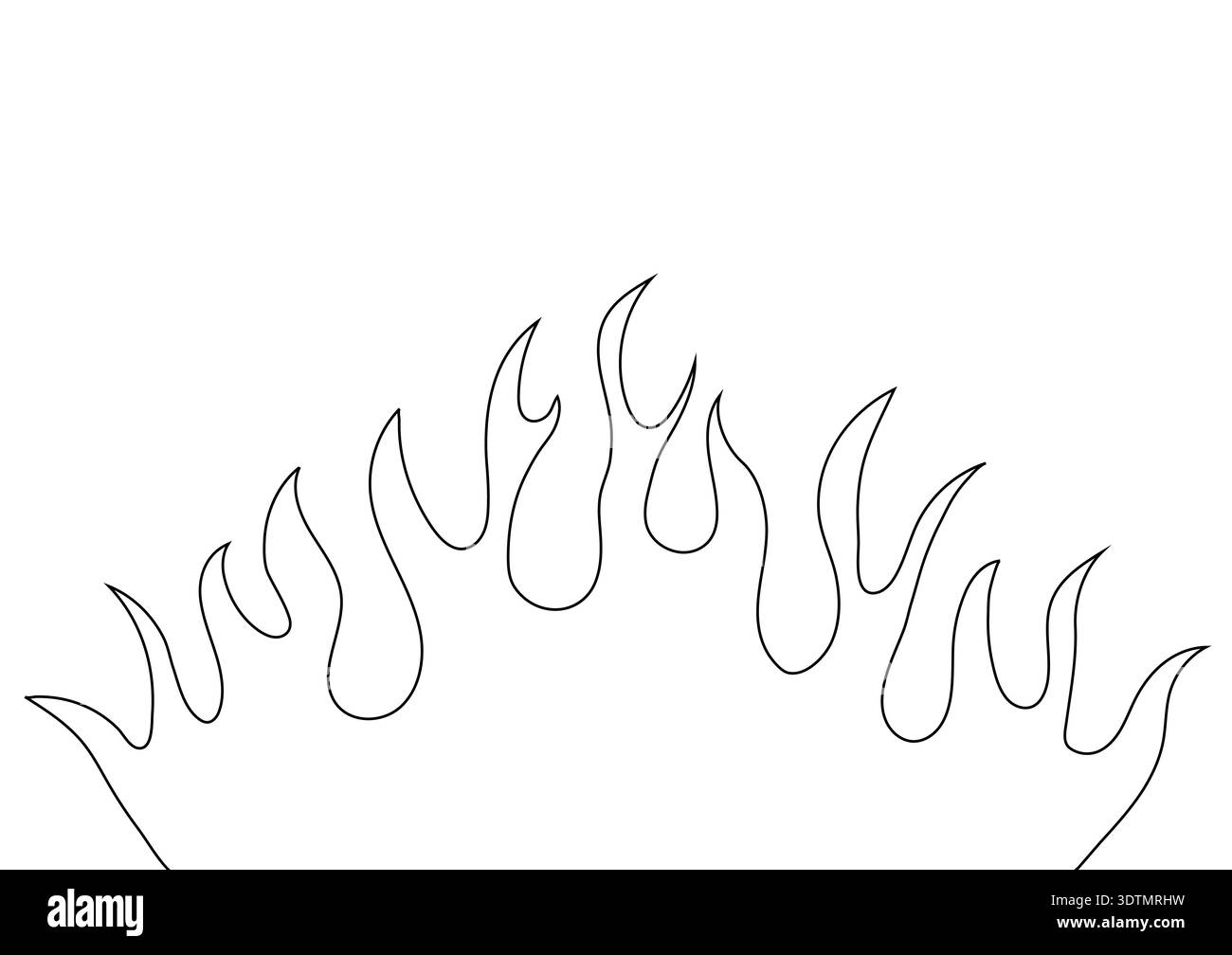 Fire Flames Background. Vector Illustration Stock Vector Image & Art ...