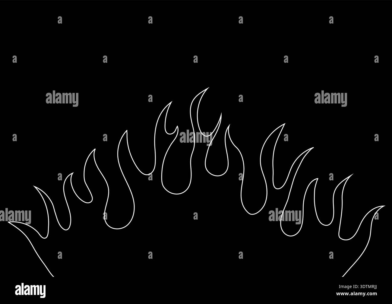 Fire Flames Background. Vector Illustration Stock Vector Image & Art ...