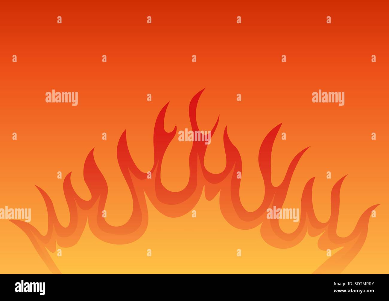 Fire Flames Background. Vector Illustration. Stock Vector