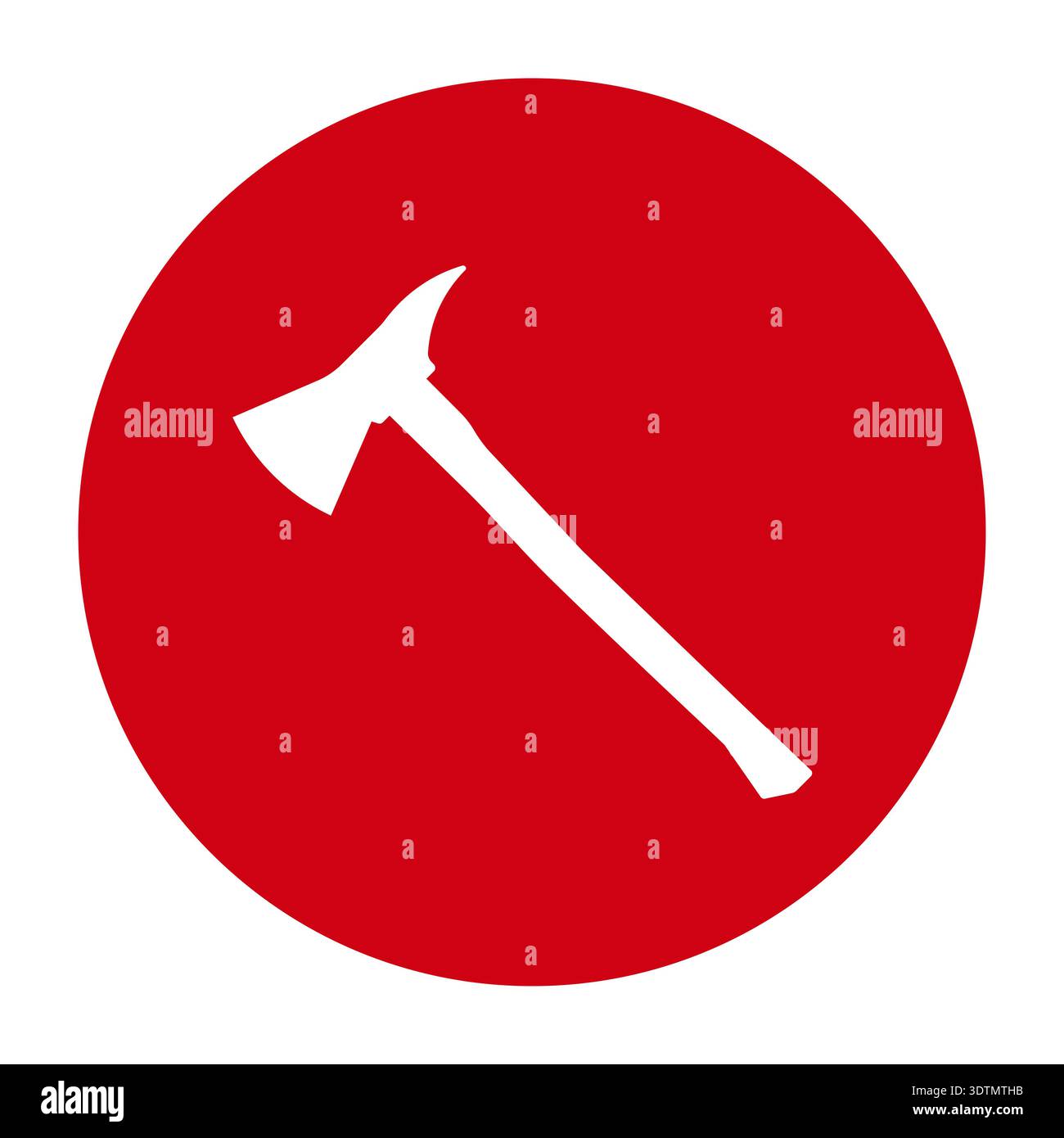 Fire Axe Sign Symbol. Firefighter Axe. Vector Illustration Stock Vector ...