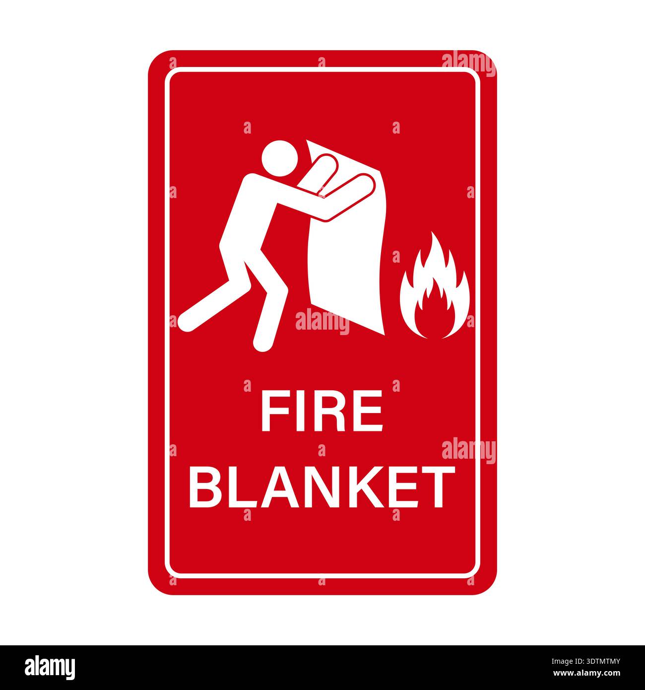 Fire Blanket Sign Symbol. Vector Illustration. Stock Vector