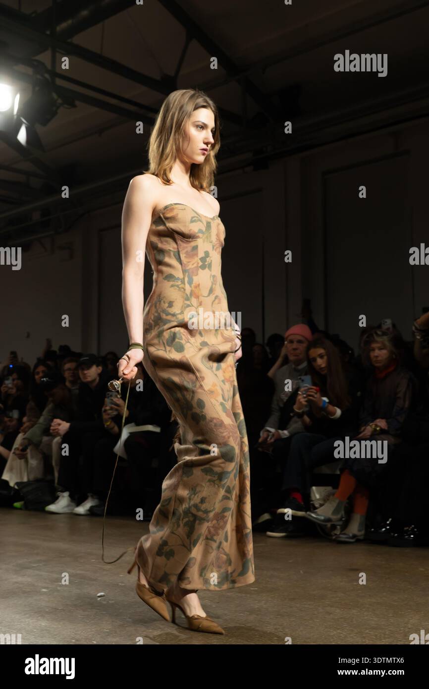 London, United Kingdom. 21th February 2026. Label Astha Garg catwalk at ...