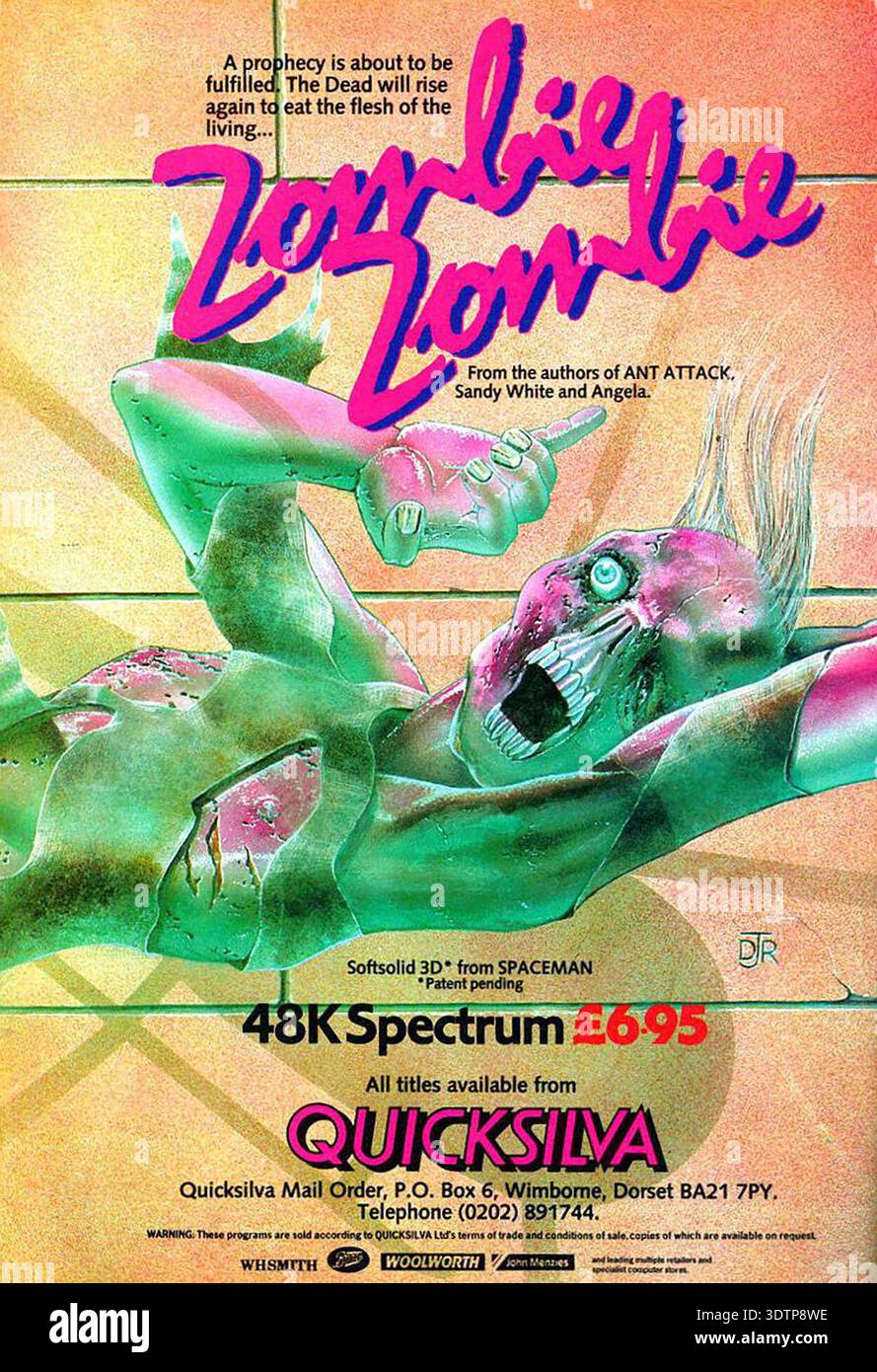 1984 video game Zombie Zombie for the ZX Spectrum, developed by