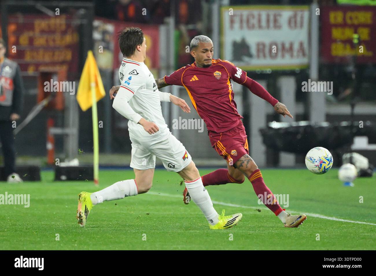 Romaâ??s Wesley during the Italian Football Championship League A ...