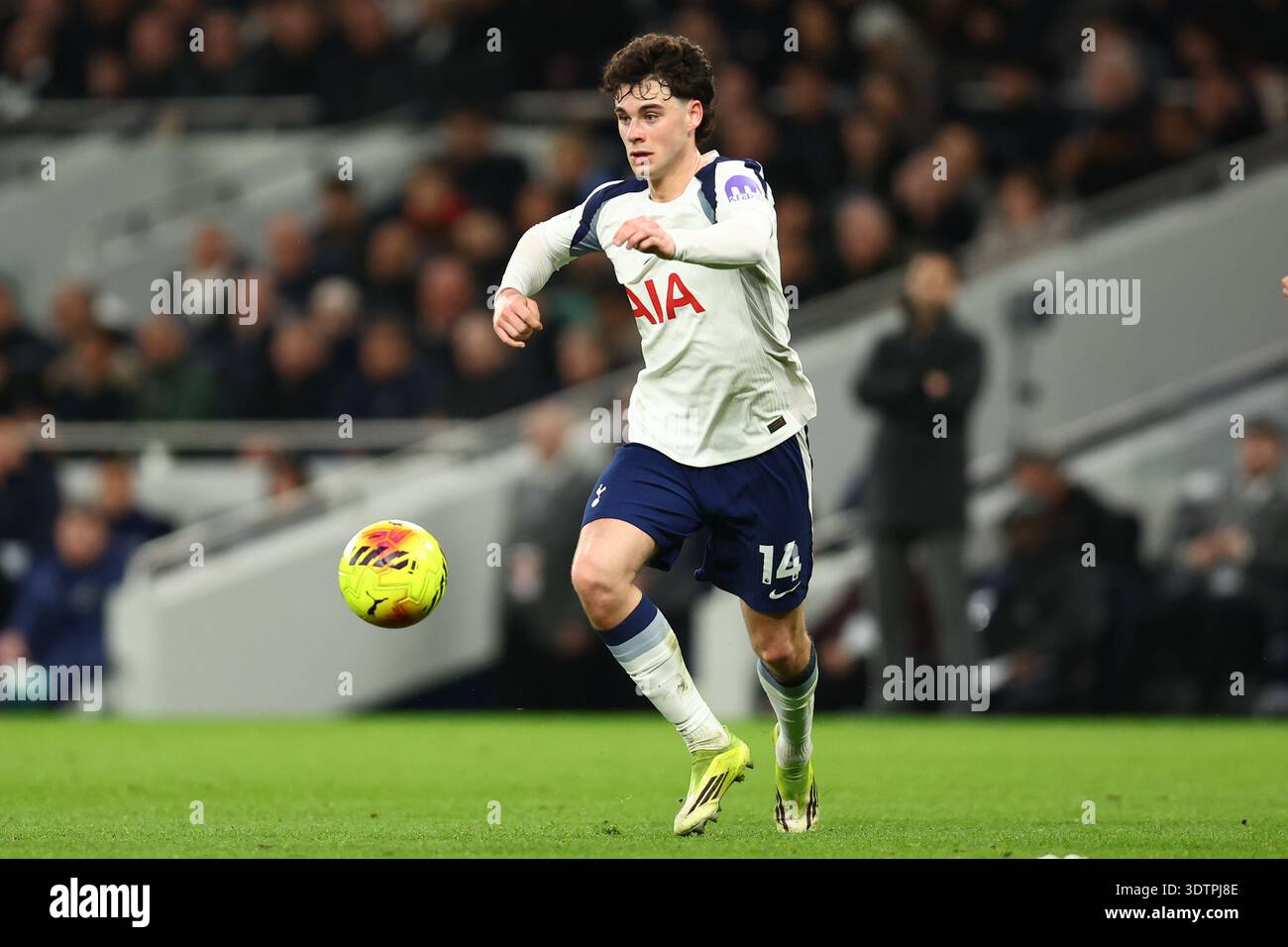 London, England, 22nd February 2026. Archie Gray of Tottenham Hotspur ...