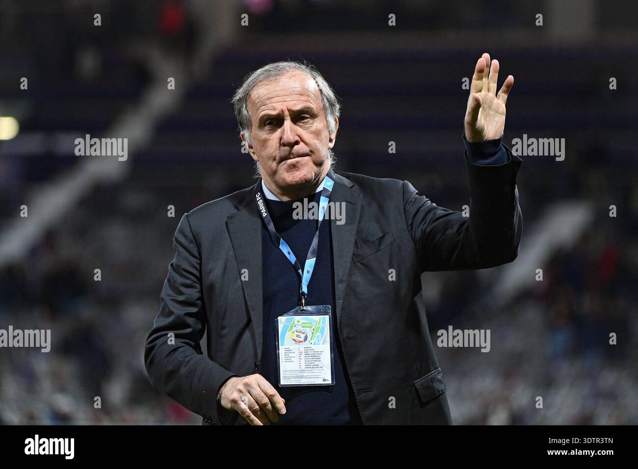 Pierre FERRACCI President of Paris FC during the Ligue 1 McDonald's ...