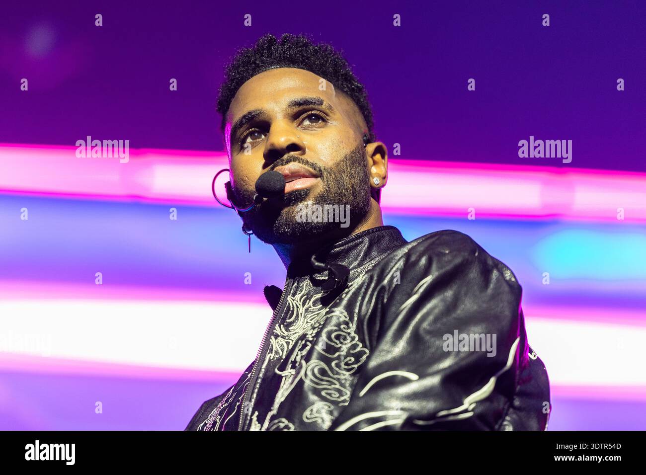 Oslo, Norway, 14 Feb 2026, Jason Derulo performing live on stage Stock Photo