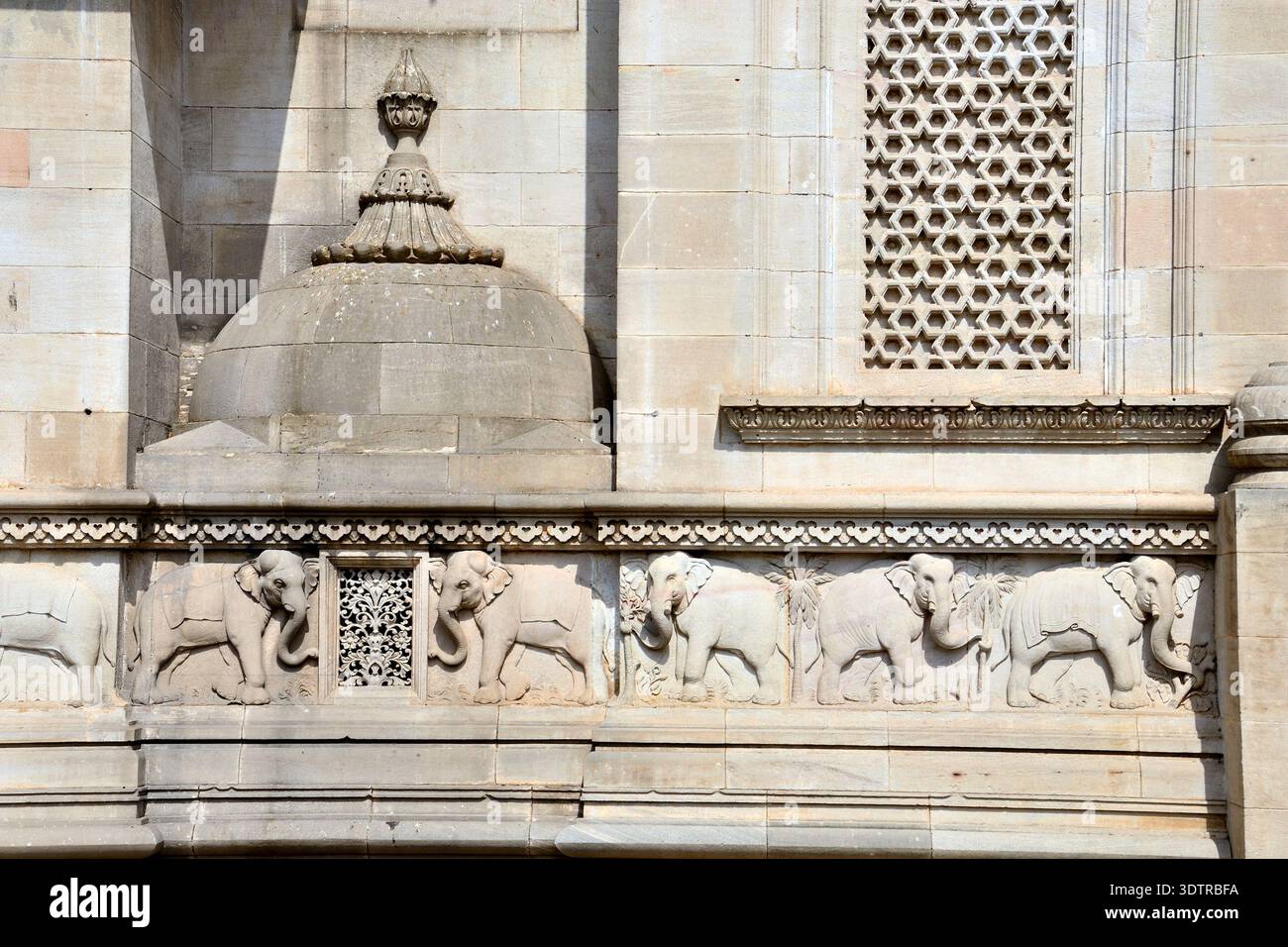 Entrance gate of The Lakshmi Vilas Palace, built in 1890 by the British ...