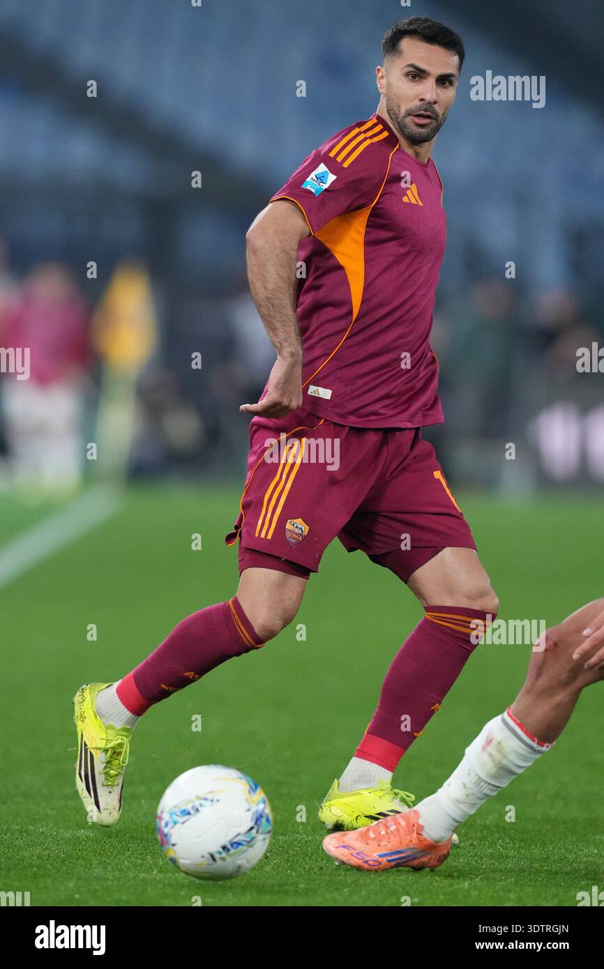 Roma’s Zeki Celik during the Serie A EniLive soccer match between Roma ...