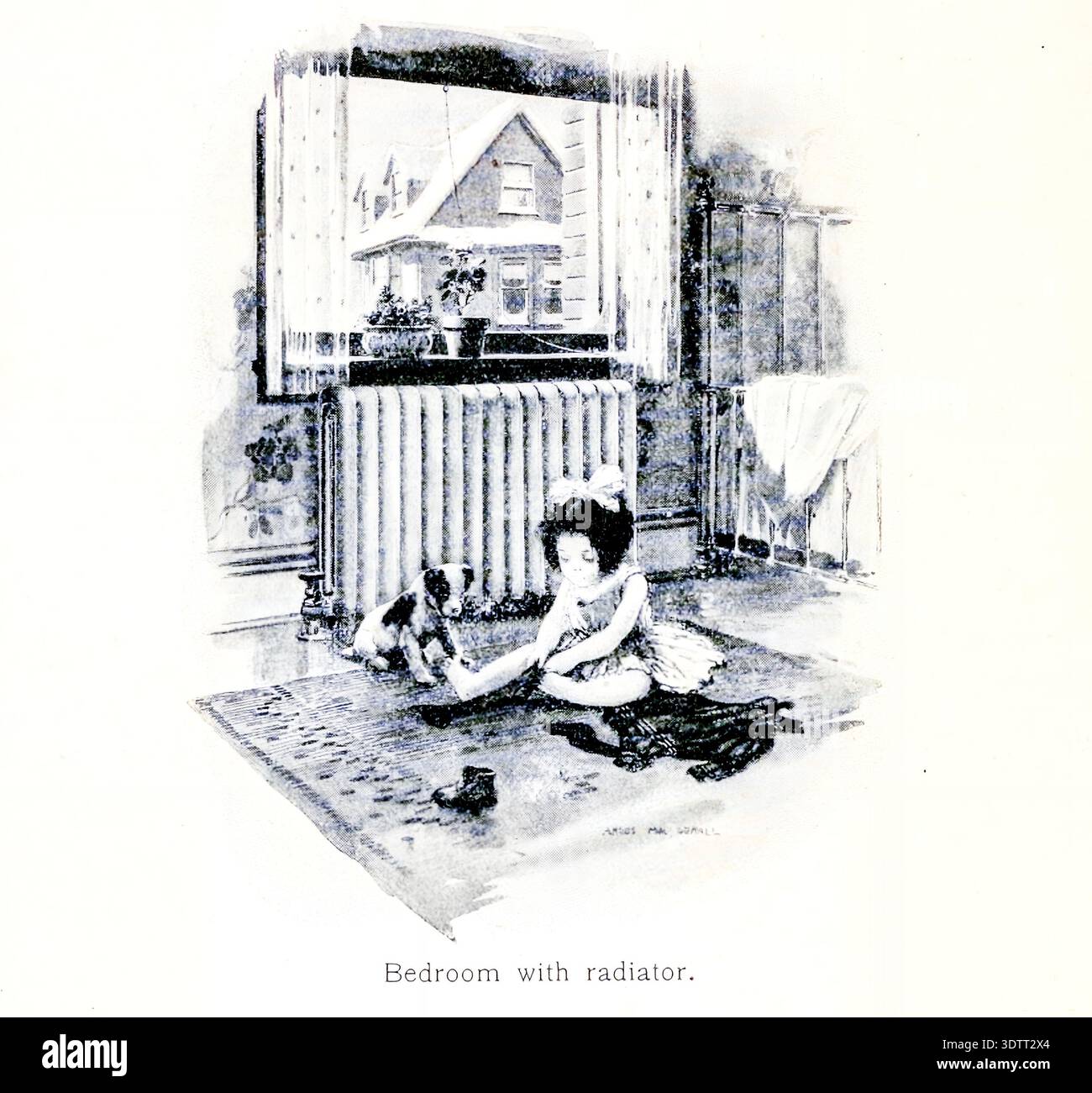 George Radiator Person 1900s interior bedroom hi-res stock photography and images - Alamy