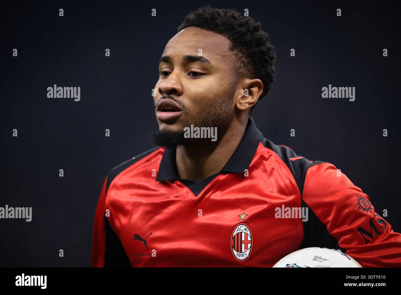 Milan, Italy, 22nd February 2026. Christopher Nkunku of AC Milan during ...