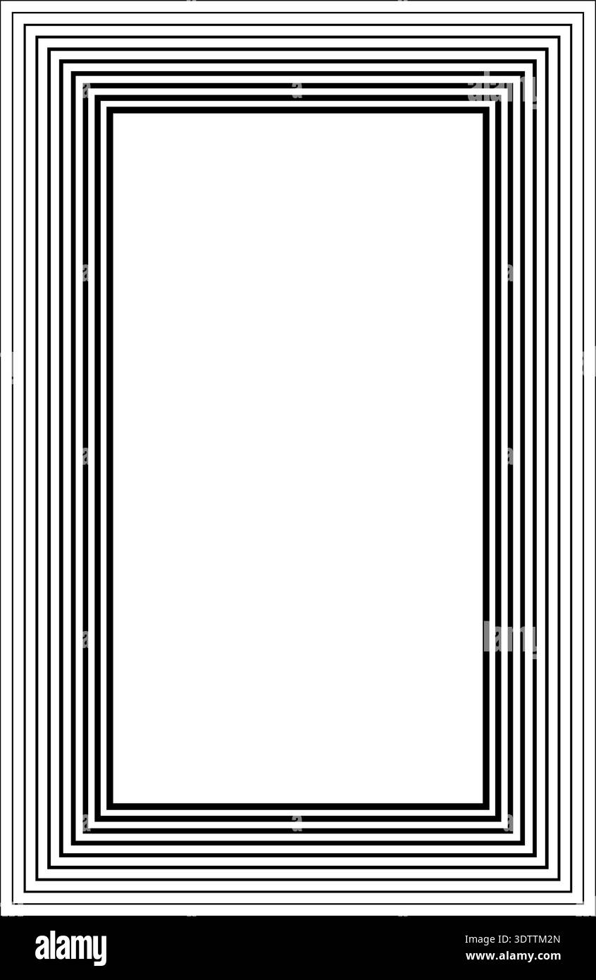 Rectangular Vertical Image Vertical rectangle frame concentric hi-res stock photography and images ...