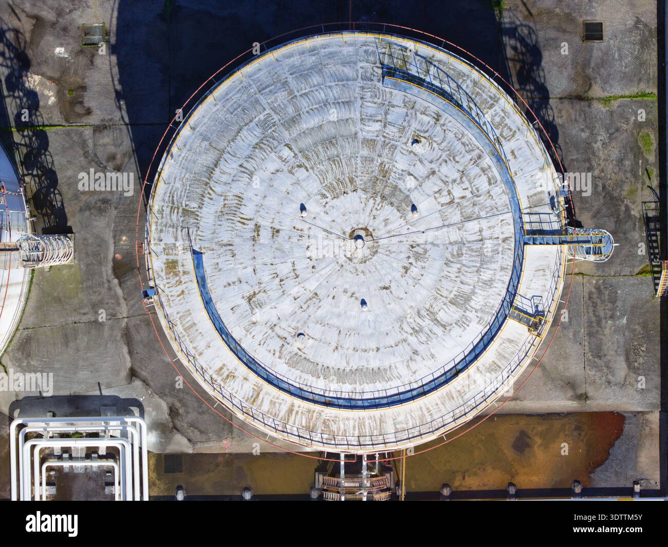 Aerial drone view massive chemical hi-res stock photography and images ...