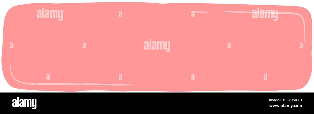 Wavy Organic Rectangle Sticker Banner Stock Vector