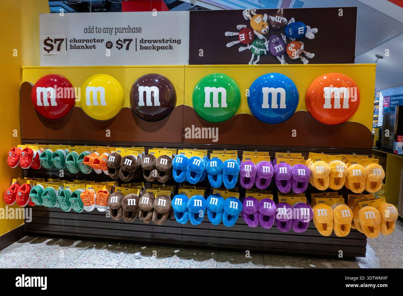 The M&M candy store in Times Square is a huge tourist attraction