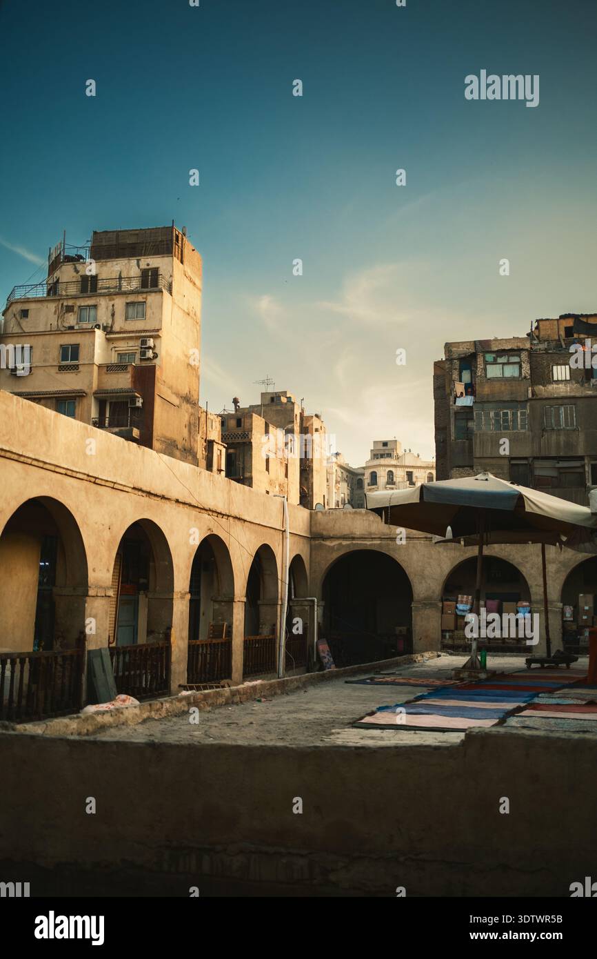 Exterior Buildings Of The Cairo Residential Zone Stock Photo - Alamy