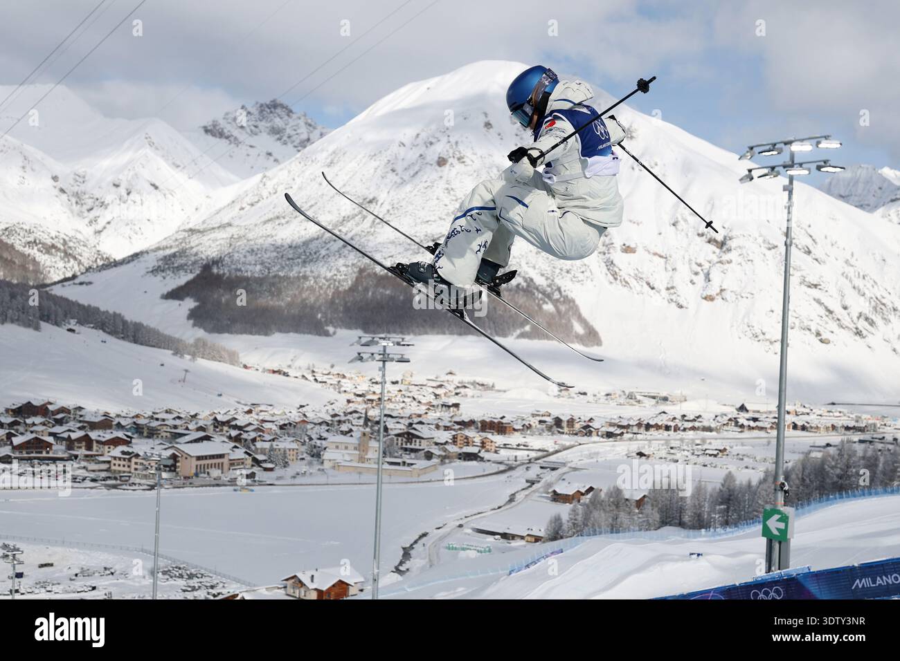 Livigno, Italy.22th February 2026. China's freeski superstar Gu Ailing ...