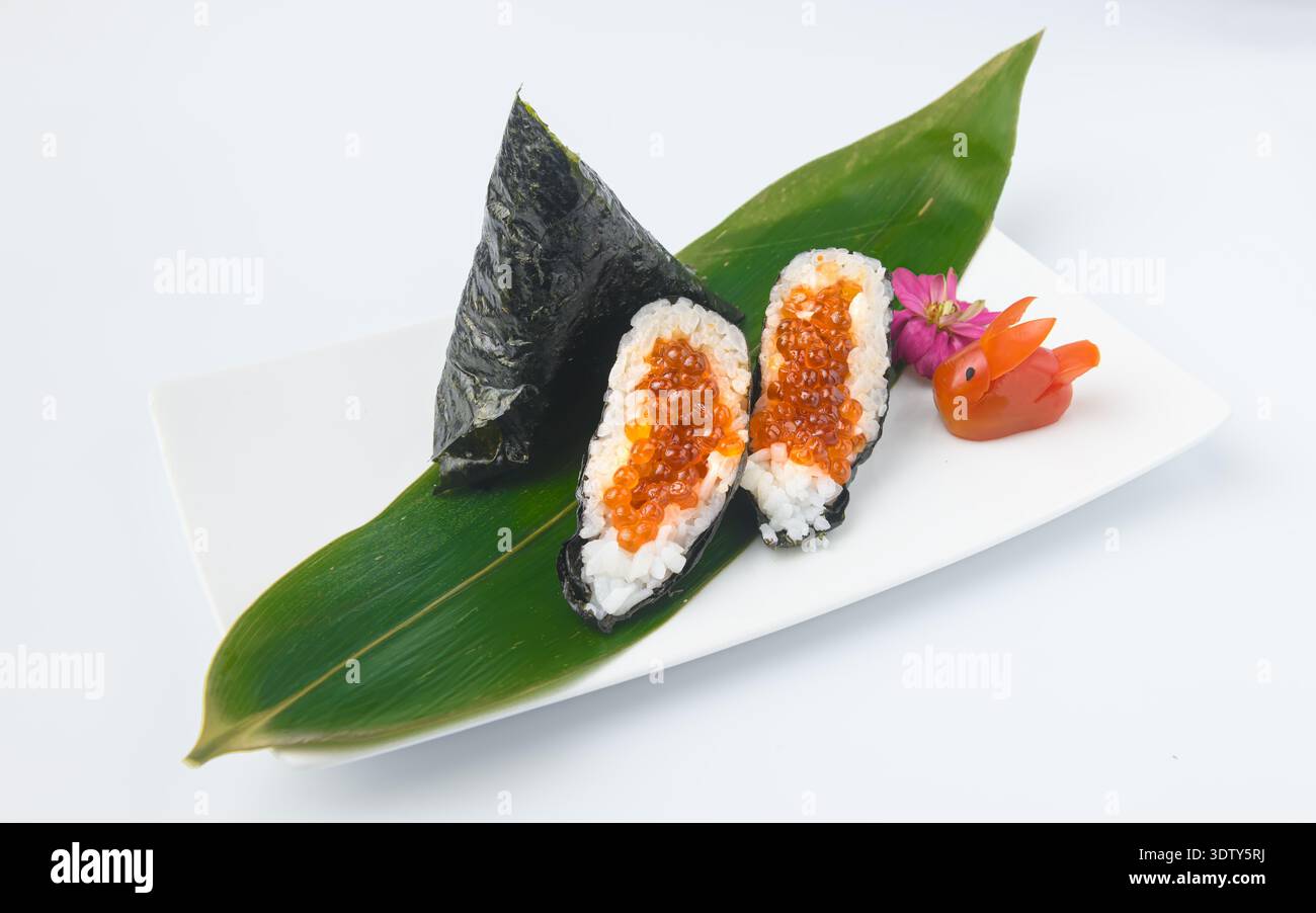 Obba Flying Roe Rice Ball Bamboo inspired cuisine hi-res stock photography and images - Alamy