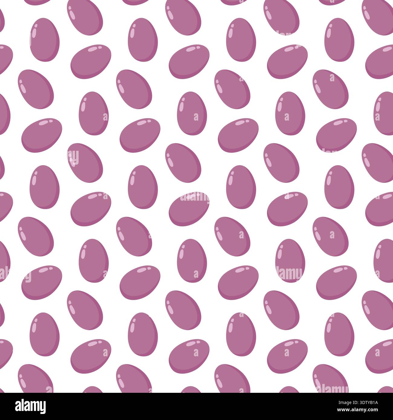 Purple Easter Egg Pattern Seamless Stock Vector