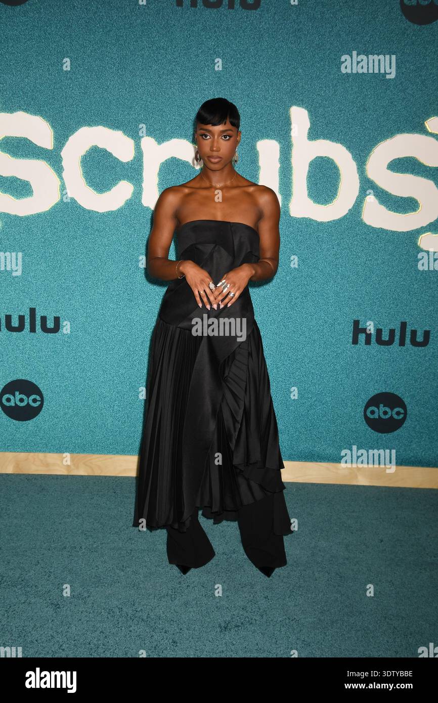 Amanda Morrow at the premiere of ABC/Hulu's 