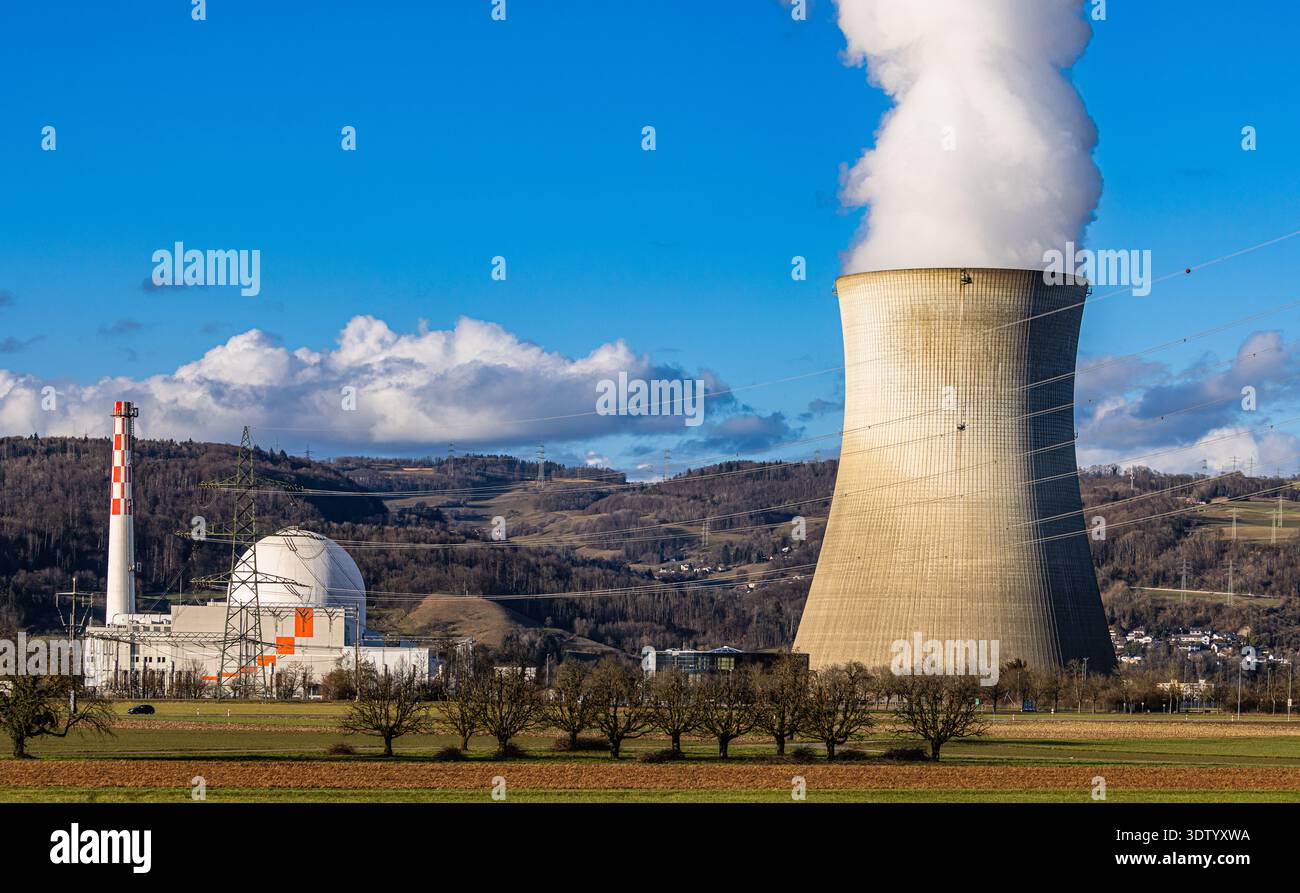 Nuclear power plant leibstadt npp leibstadt ag hi-res stock photography and  images - Alamy