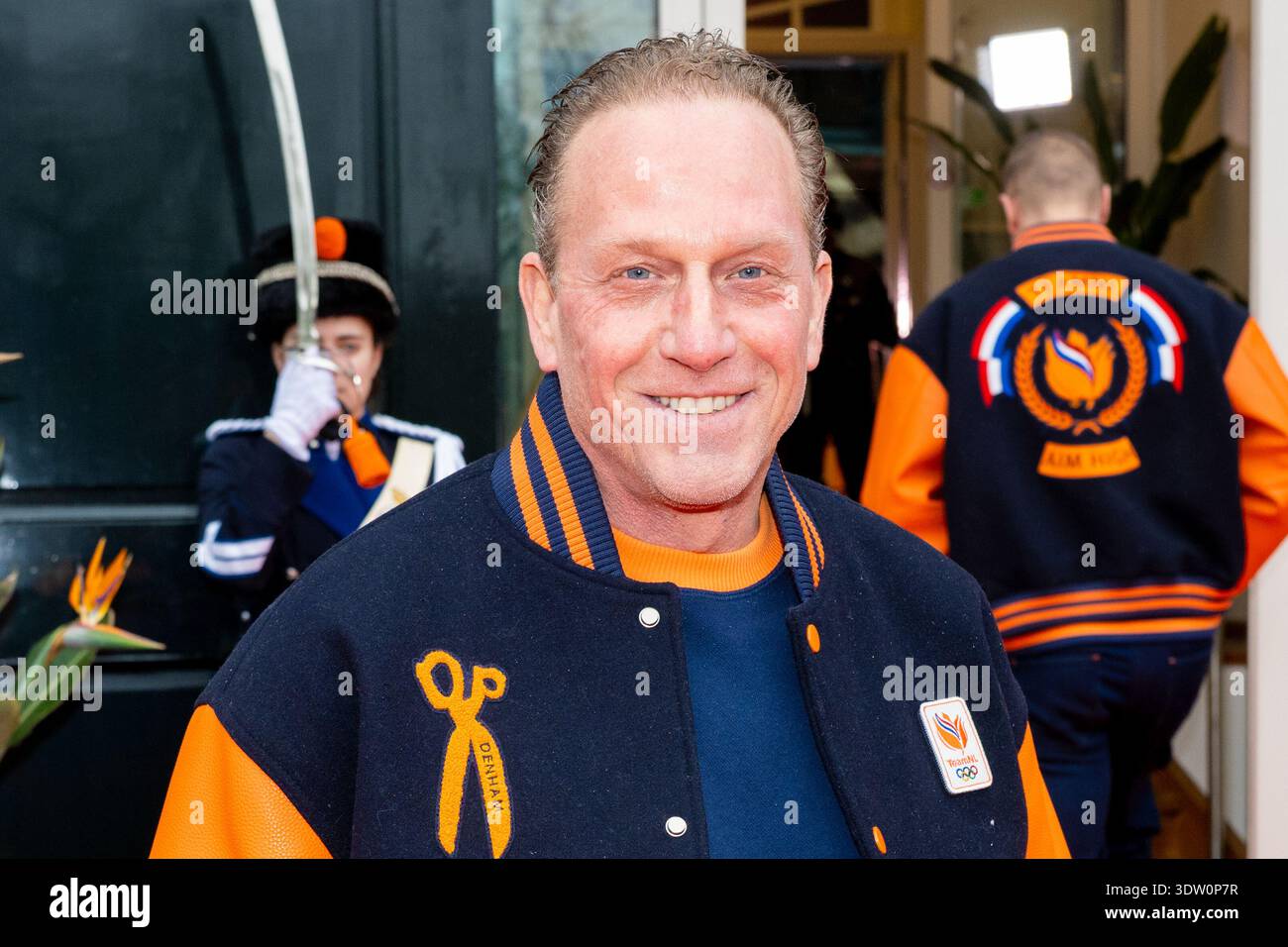 Rintje Ritsma at a tribute to the Olympic medalists and their coaches ...