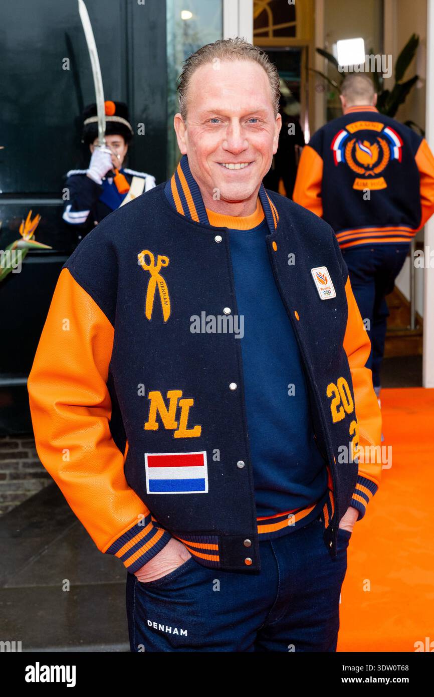 Rintje Ritsma at a tribute to the Olympic medalists and their coaches ...
