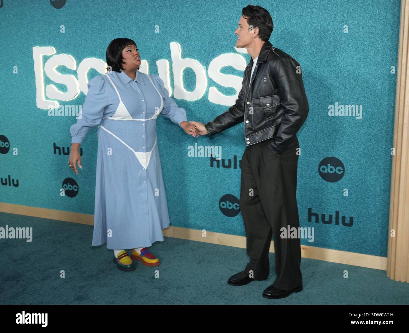 (L-R) X Mayo and David Gridley at the ABC/Hulu's "SCRUBS" Season 1