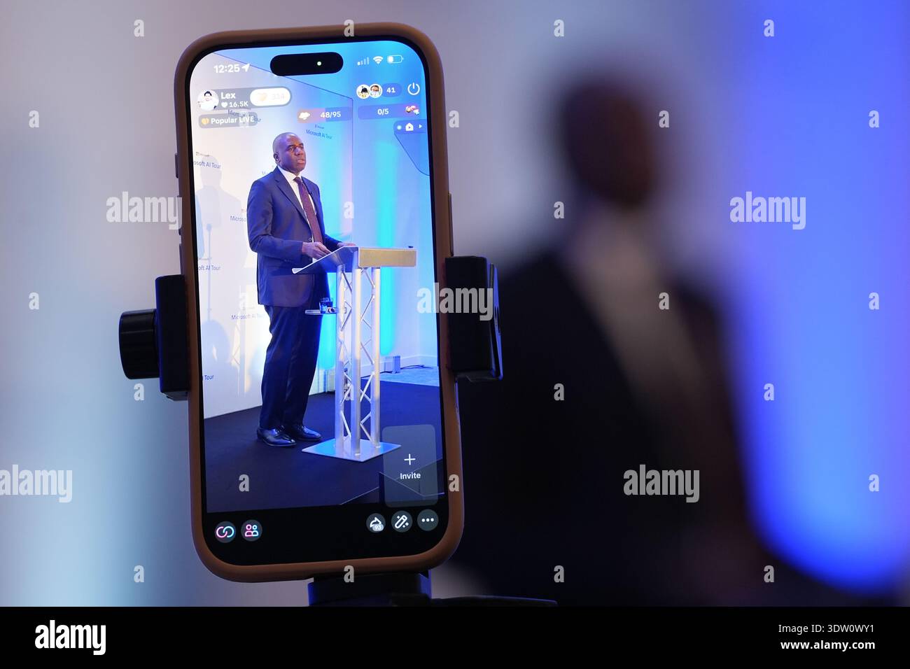 Deputy Prime Minister and Justice Secretary David Lammy during a ...