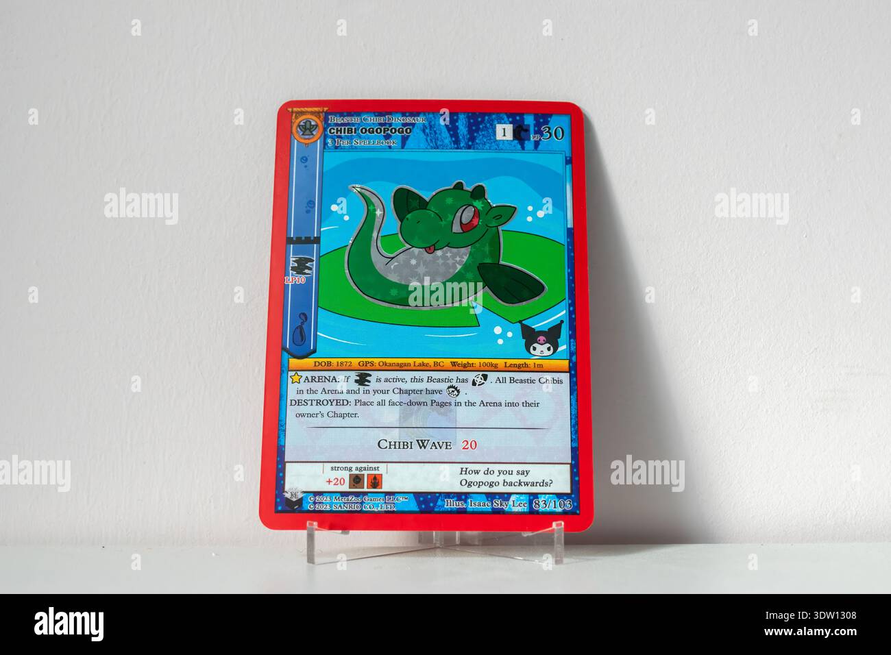 Close Up Metazoo Kuromi's Cryptid Carnival TCG Card At Amsterdam