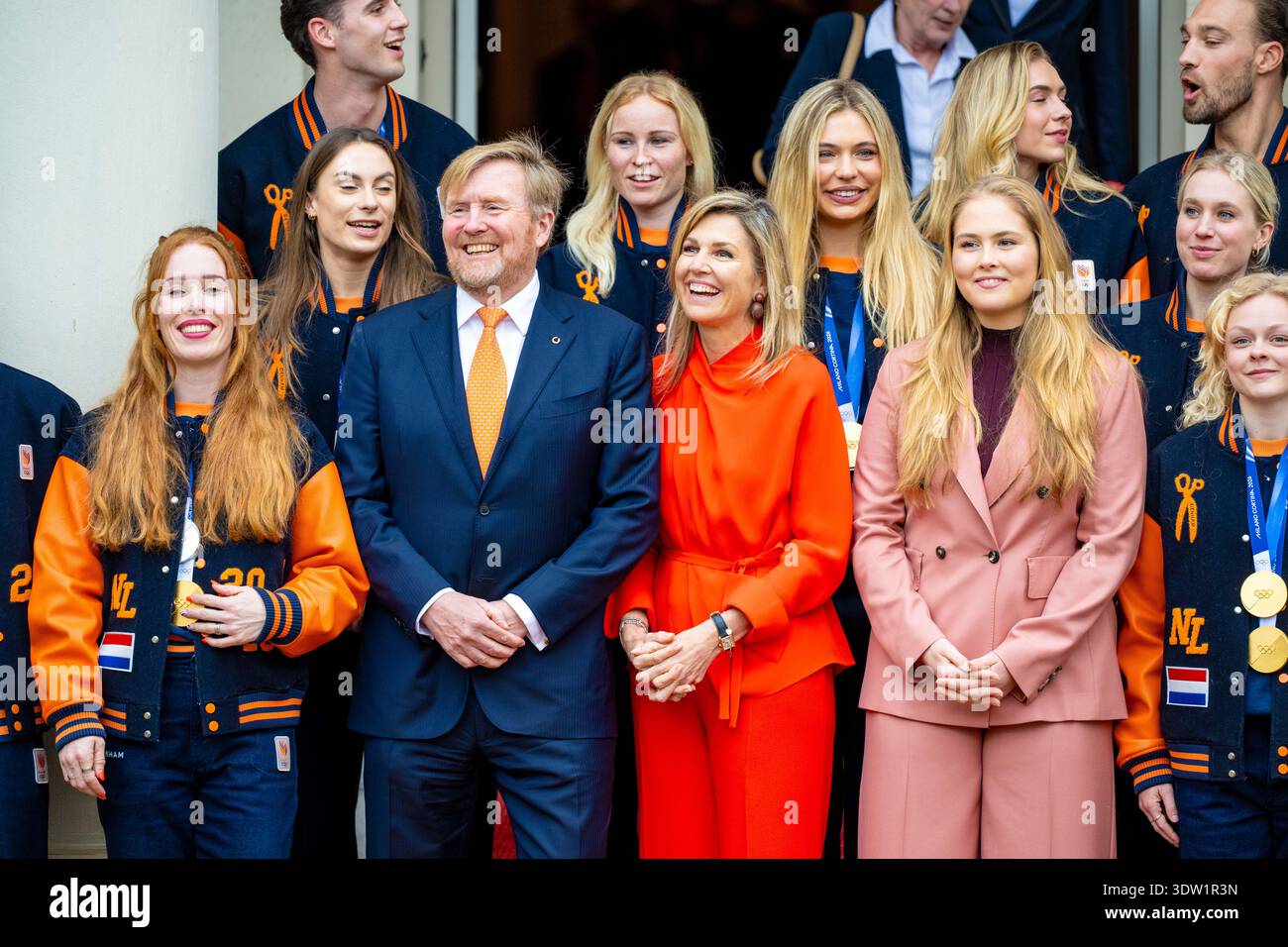 King Willem-Alexander and Queen Maxima with Princess Amalia during the ...
