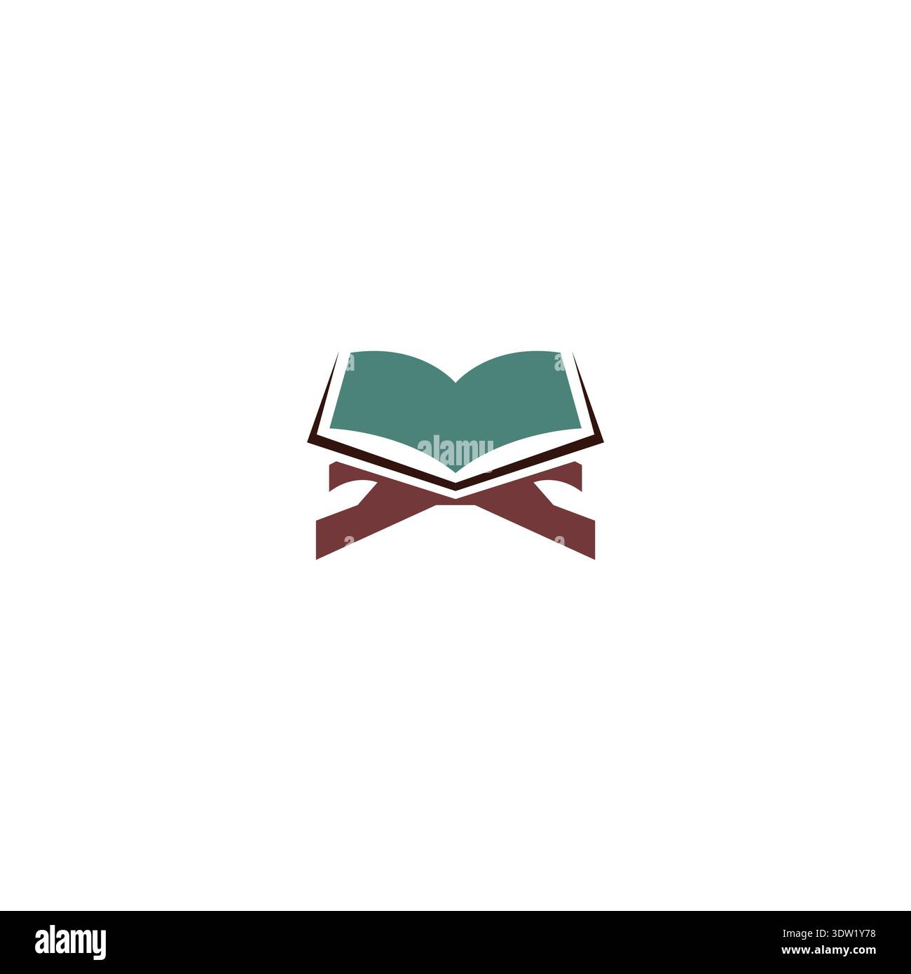 Islamic Book Logo vector. Quran Icon Design Stock Vector