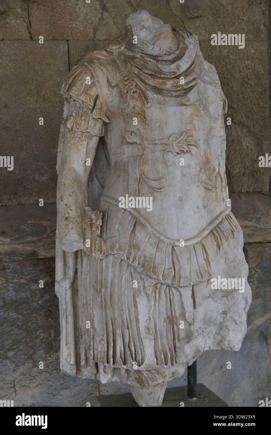 Statue of the personification of the Iliad, Greek epic poem attributed ...