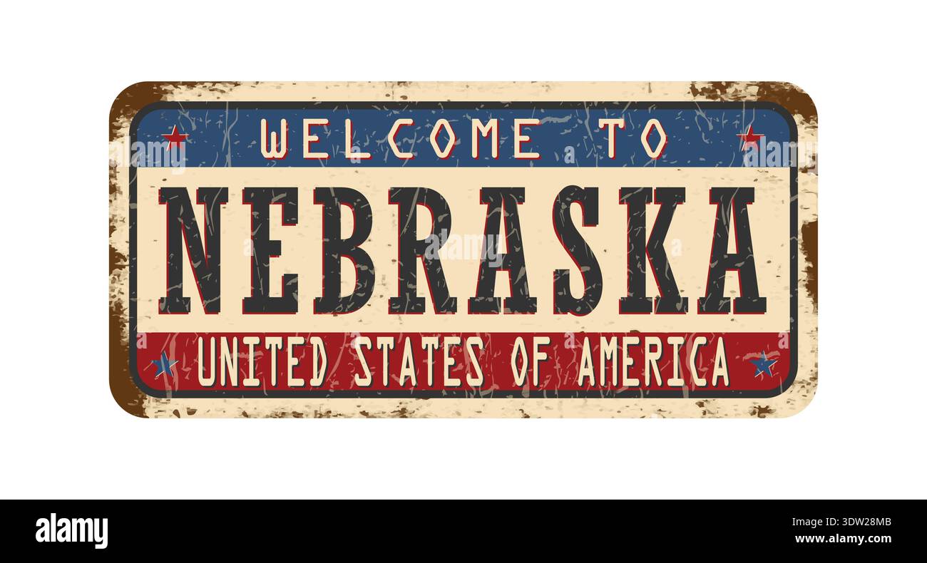 Welcome to nebraska sign hi-res stock photography and images - Alamy
