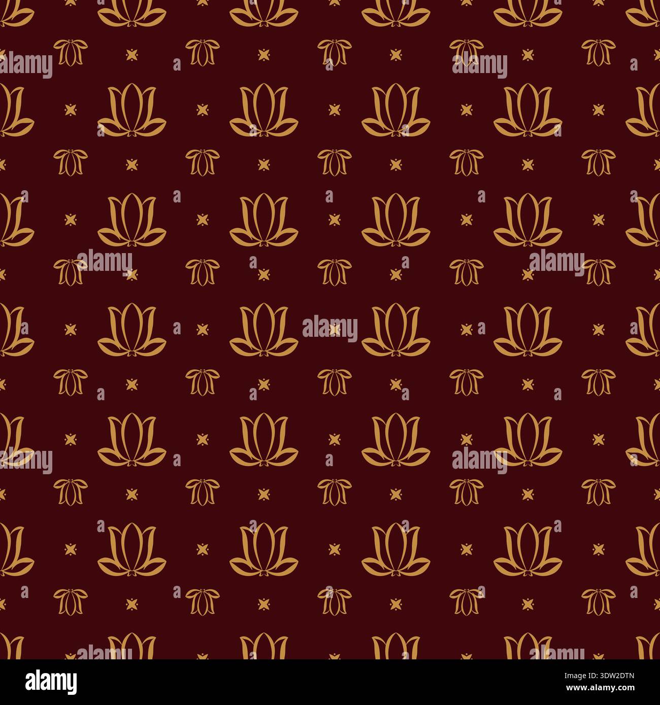 Seamless pattern with gold pattern. Heraldic pattern. Template for packaging, textiles, stylish postcards, invitations, backgrounds and creative desig Stock Vector