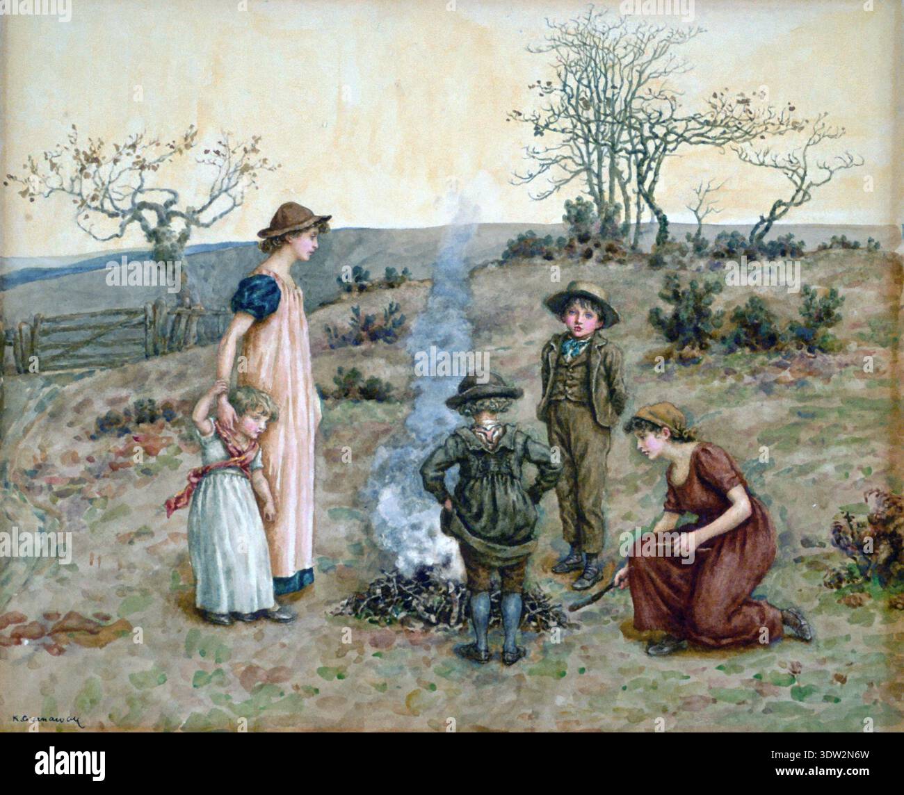 Kate greenaway illustrations hi-res stock photography and images