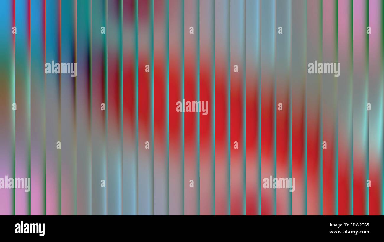Vibrant Vertical Gradient Stripes with Blurred Red Overlay Background -Background abstract texture vertical stripes- Background vector Stock Vector