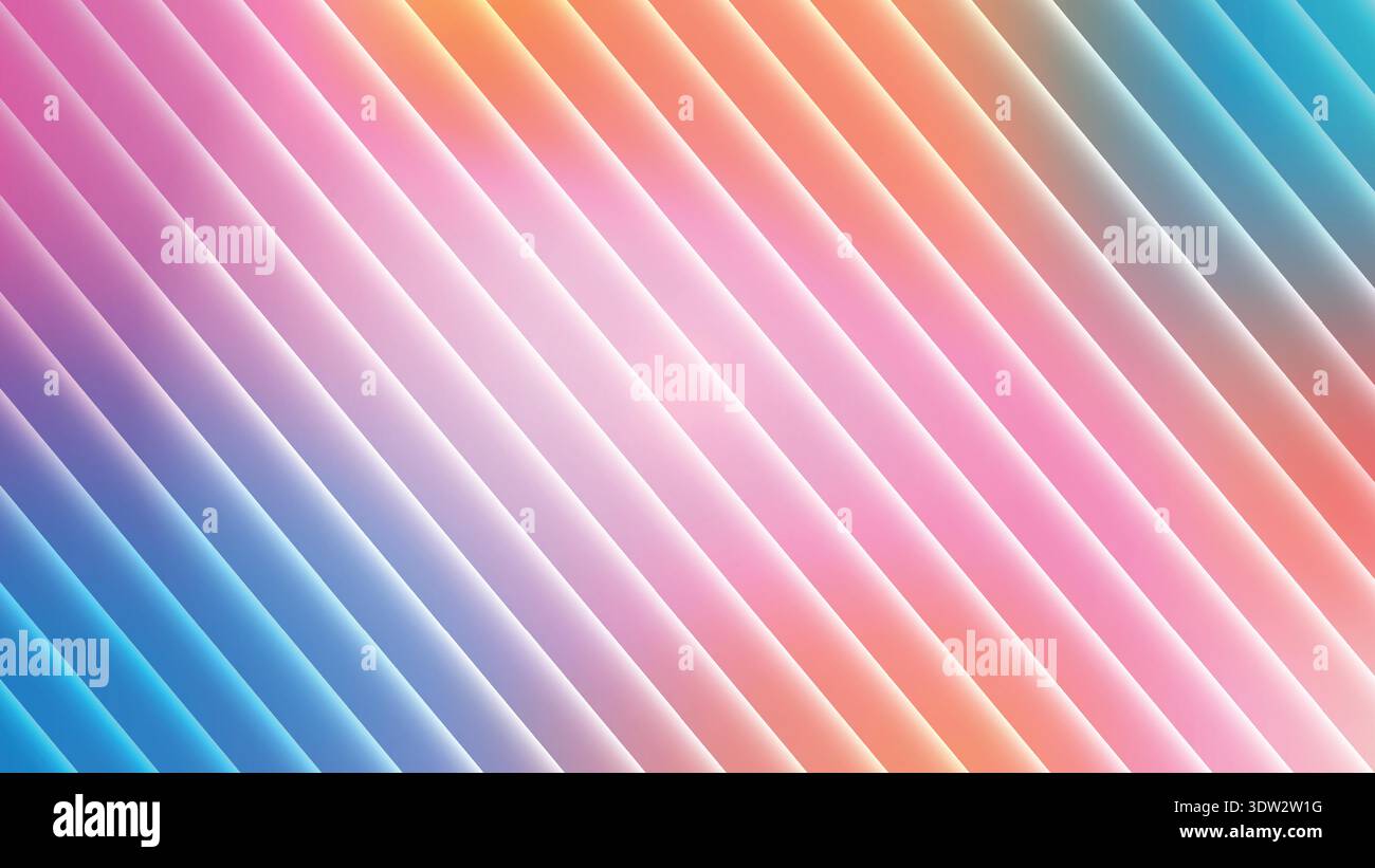 Vibrant Rainbow Diagonal Gradient Background Stripes -Background abstract gradient background colorful diagonal stripes-background vector Stock Vector