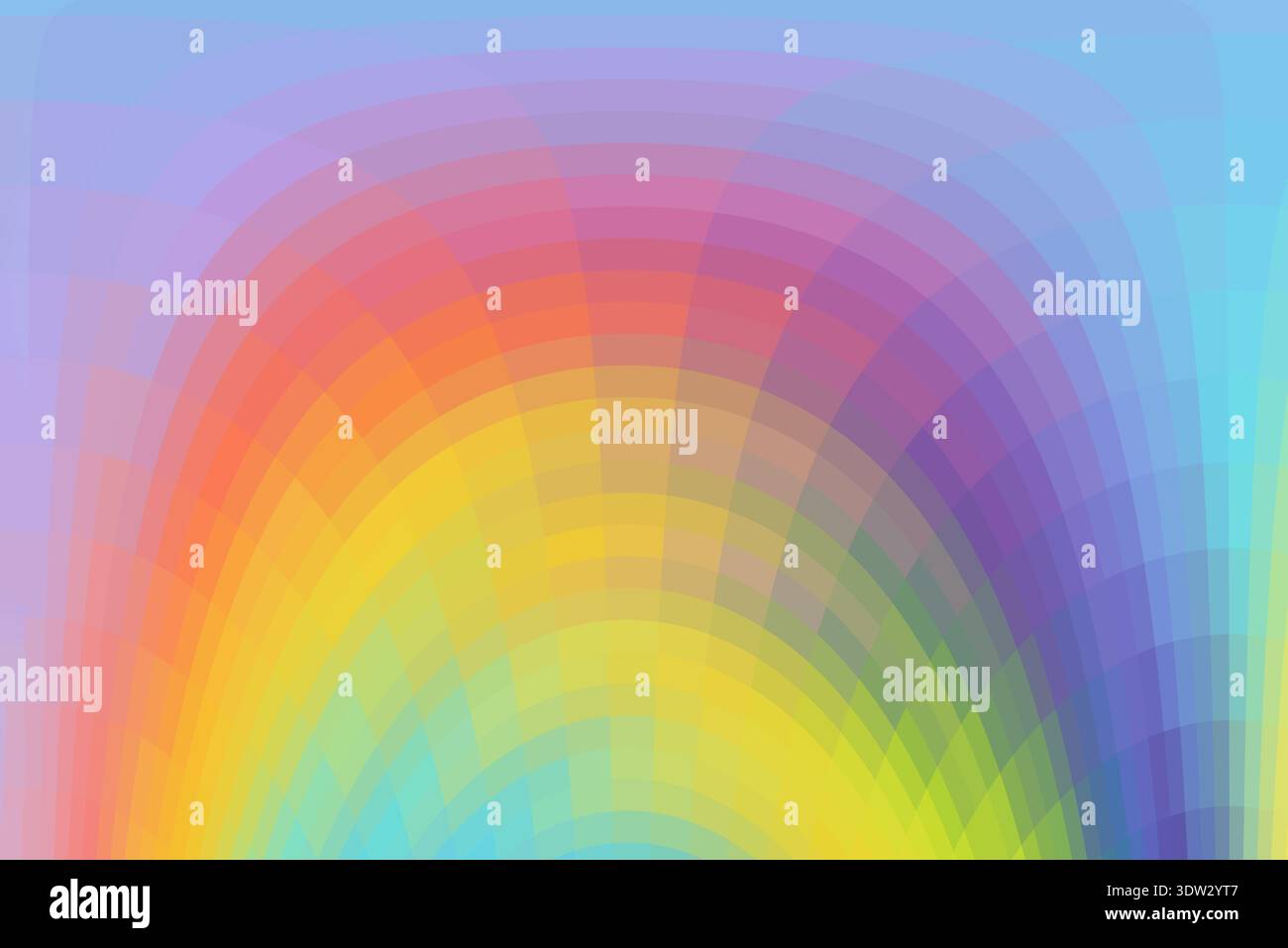 Bright rainbow gradient background. Beautiful bright arch, blurred. Stock Photo