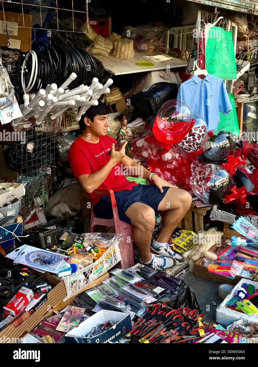 Small business, Centro, Merida Mexico - Smartphone Captured Stock Image